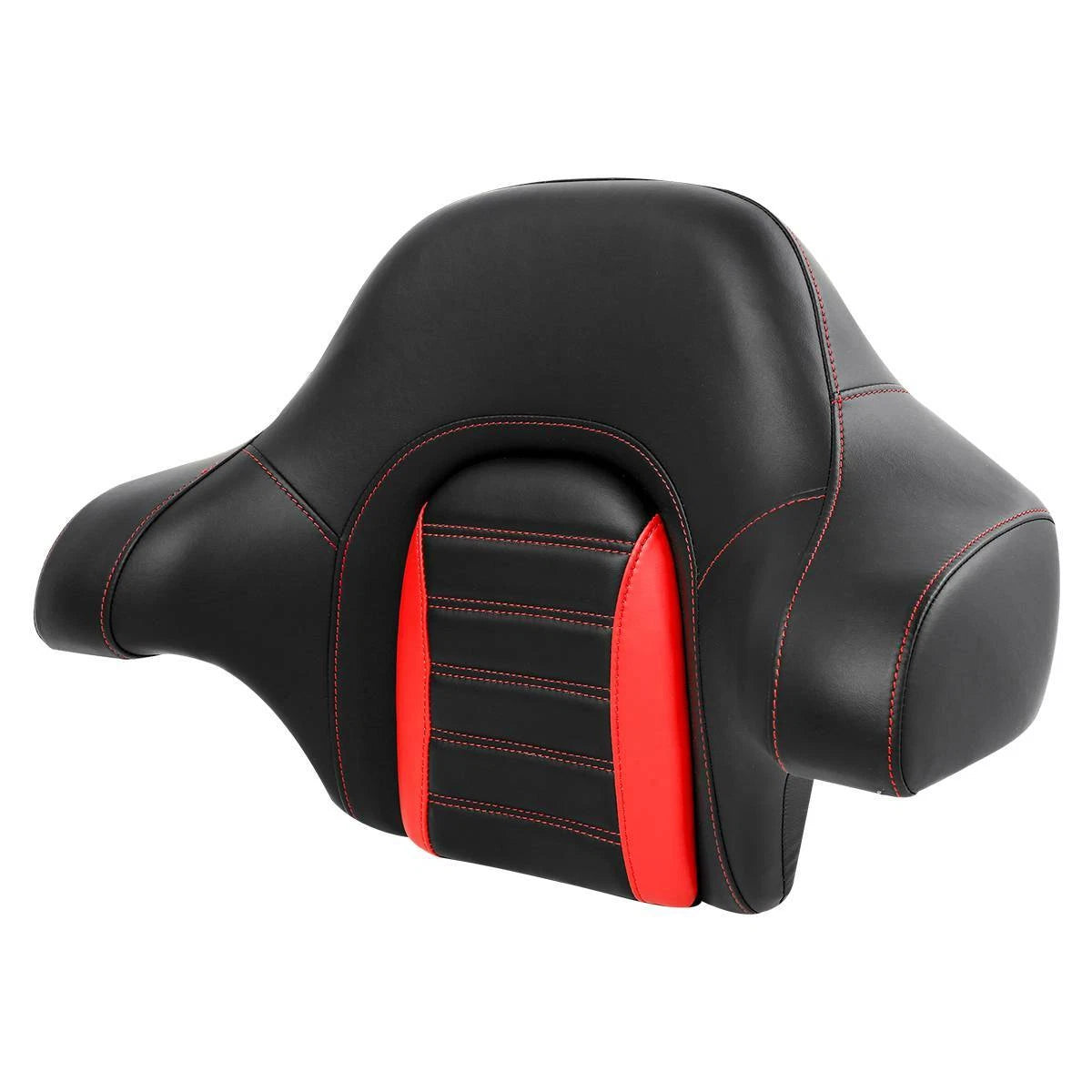 Chopped Trunk Backrest for Harley Touring (2014–2025) Black Red