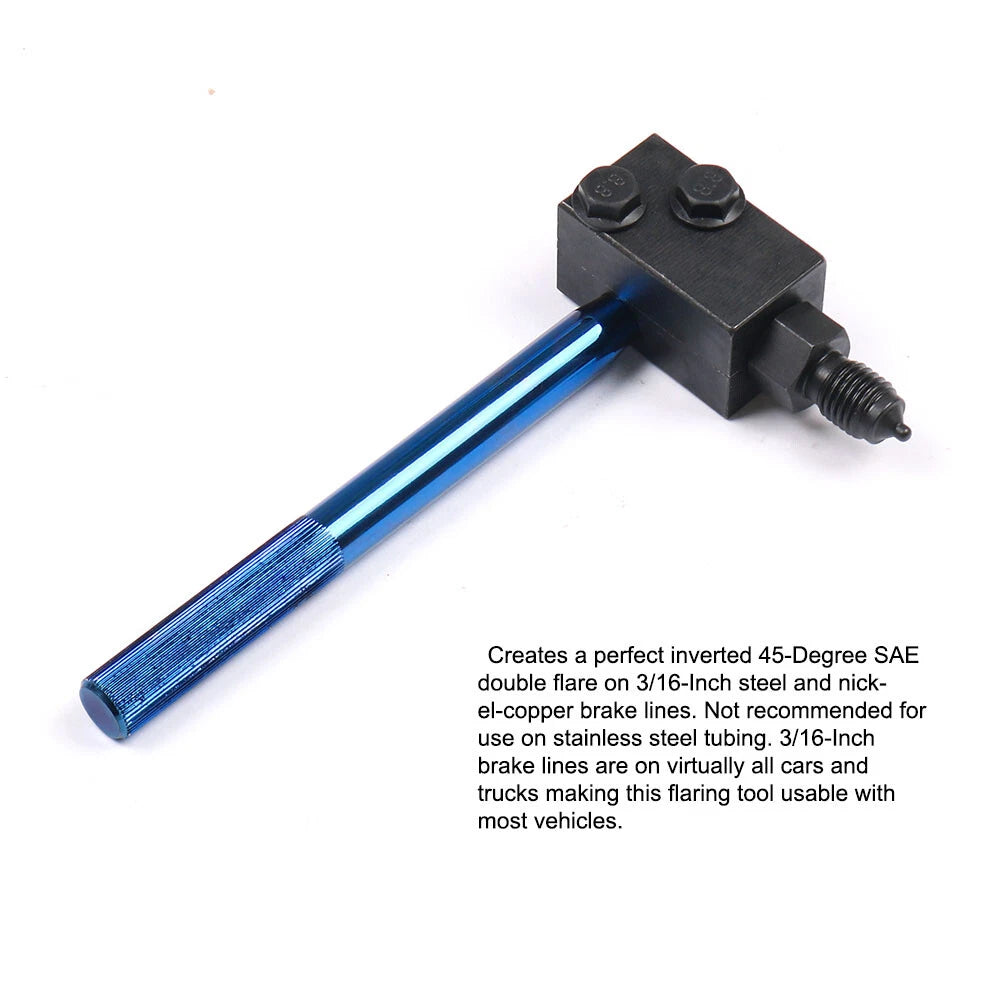 Brake Pipe Double Flaring Tool for Professional Use 3/16 Inch SAE