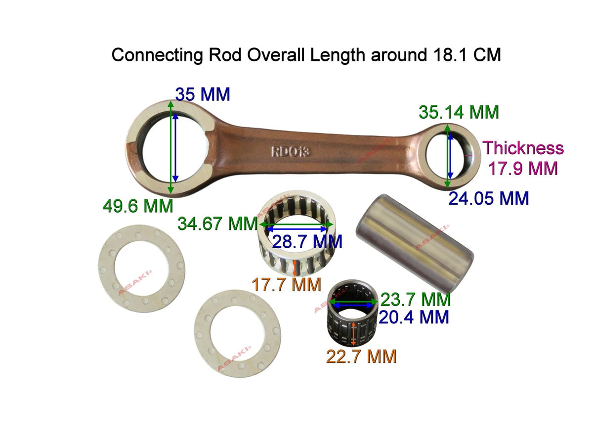 Connecting Rod Kit for Seadoo 800 GSX/XP/Challenger (1996–2000) 010-518 296-01000-518