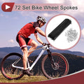 Bike Wheel Spokes 148mm Replacement for 14G Bicycle Spokes Set (72-Pack)