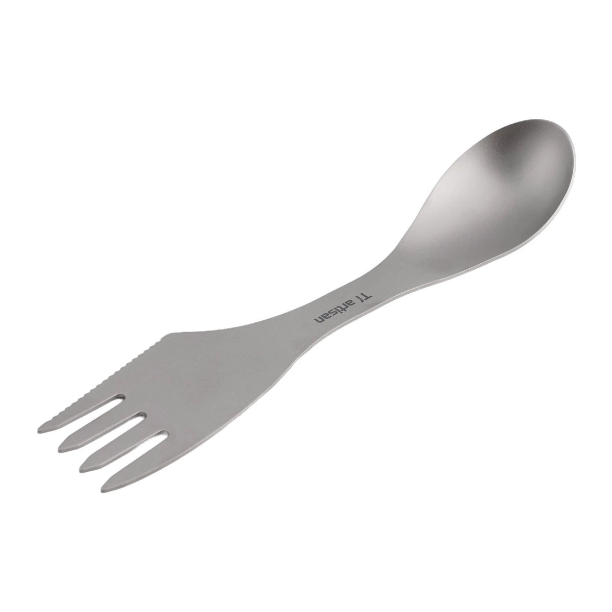 Spork Camping Cutter for Hiking and Picnic (Lightweight, Mesh Bag)