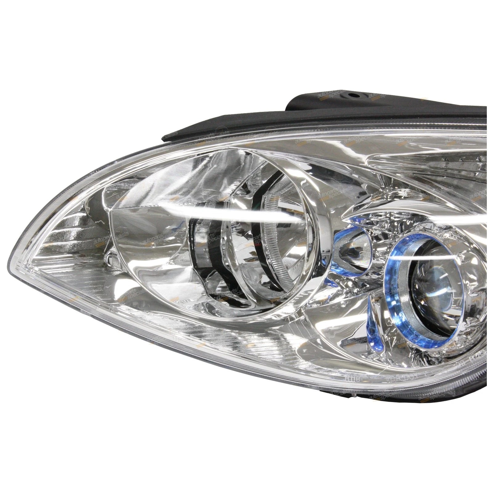 LH Chrome Headlight for Hyundai i30 FD (2007–2009)