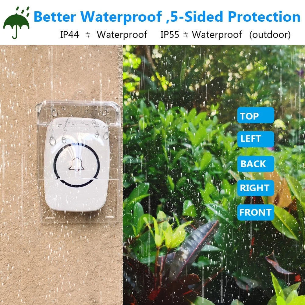 Weatherproof Doorbell Cover for Home Decor (Impact-Resistant)