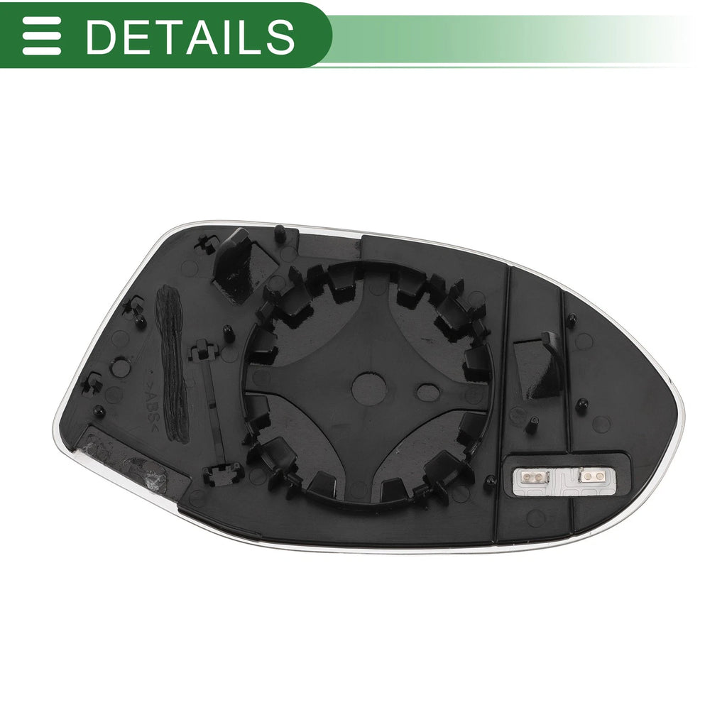 Heated Left Side Mirror Glass for Audi A7 (2010–2018)