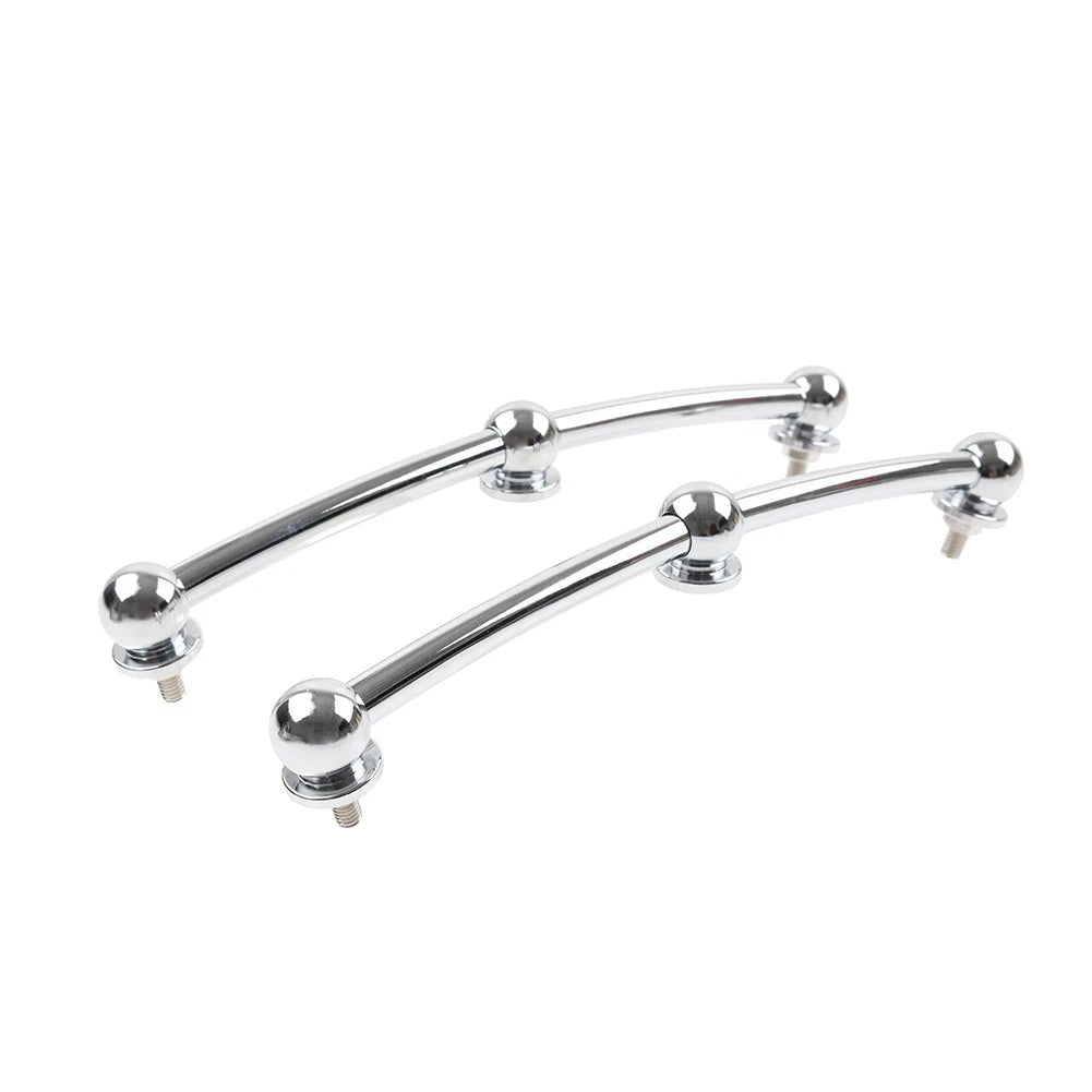 Chrome Front Mudguard Side Spear Trim for Harley Softail FLST (1986–2017)