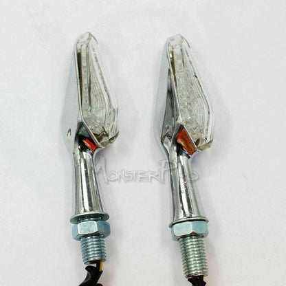 4X LED Turn Signal Indicators for Honda CBR 600 1000 1100 RR (2000–2023)