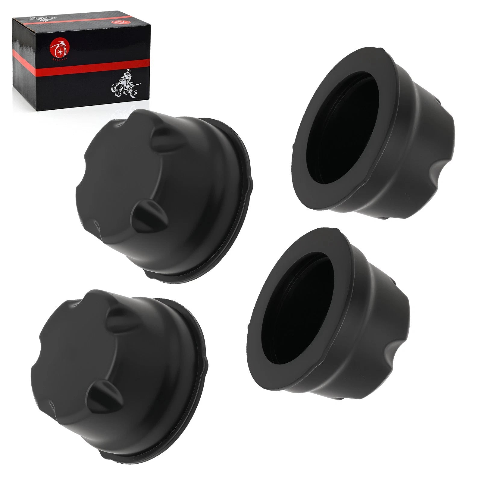 Set of 4 Wheel Caps for Suzuki Vinson 500 4x4 (2002–2007) LT-A500F LT-F500F