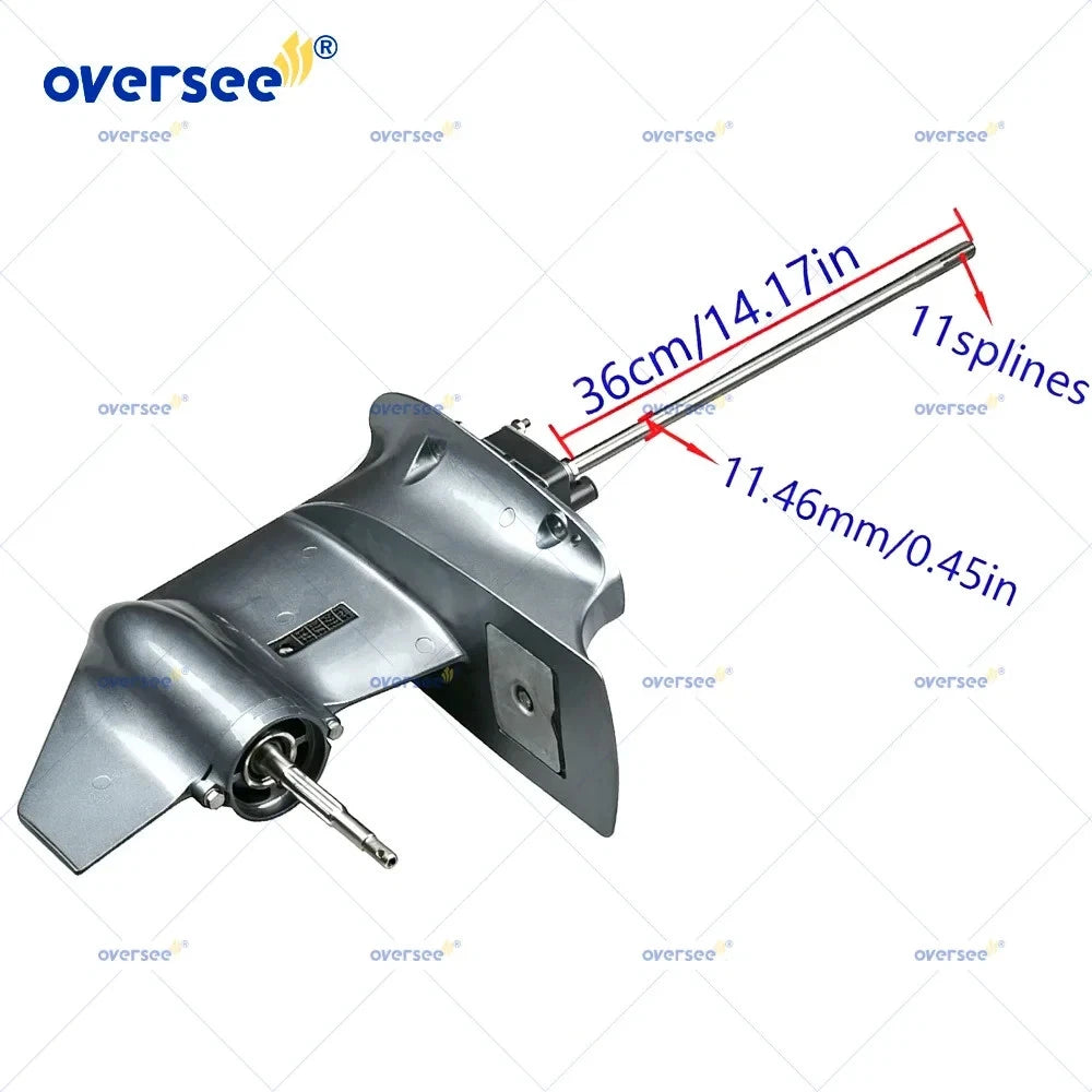 Lower Casing Assy Short for Yamaha Outboard F9.9 F13.5 F15 (66M-45300-01-4D)