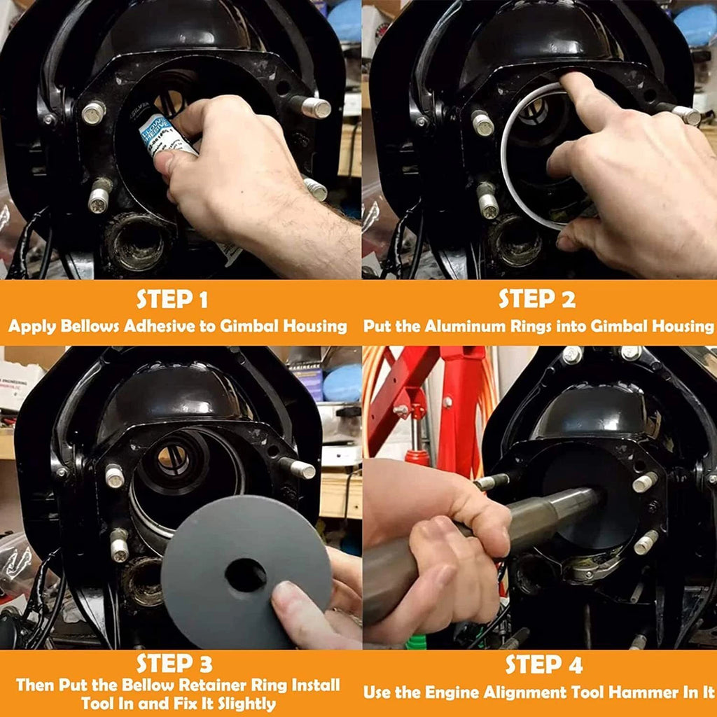 Bellow Retainer Ring Install Tool for Mercruiser Alpha 1 Gen 2 (1991–1992)