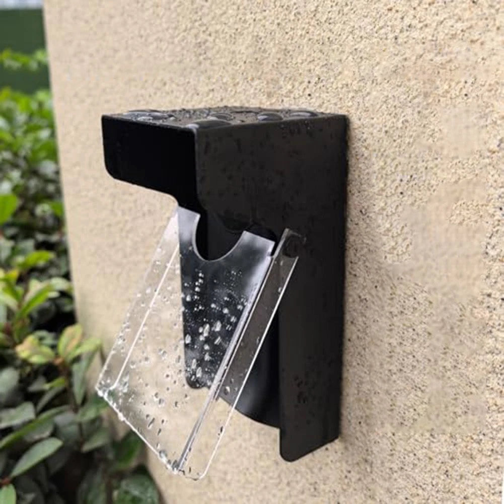 Protective Metal Flip Rain Cover with Sunshade for Doorbell Models