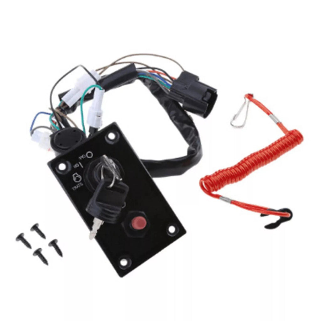 Single Ignition Key Switch Panel for Suzuki Engines (37100-96J24)