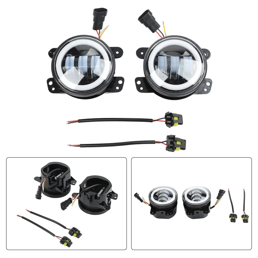 4 Inch LED Fog Lights for Vehicle Headlight (2X)