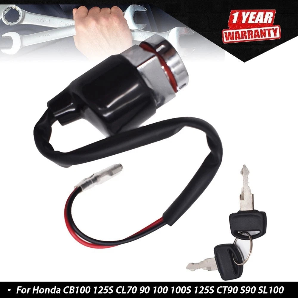 Ignition Switch for Honda CB100 CB125S SL125 SL100 CL100S CT90 CL70 (1970–1980)