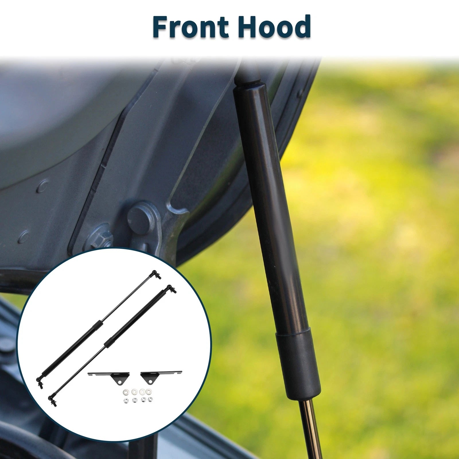 Front Hood Lift Supports Struts Gas Spring for Mitsubishi Lancer EX (2008–2017)