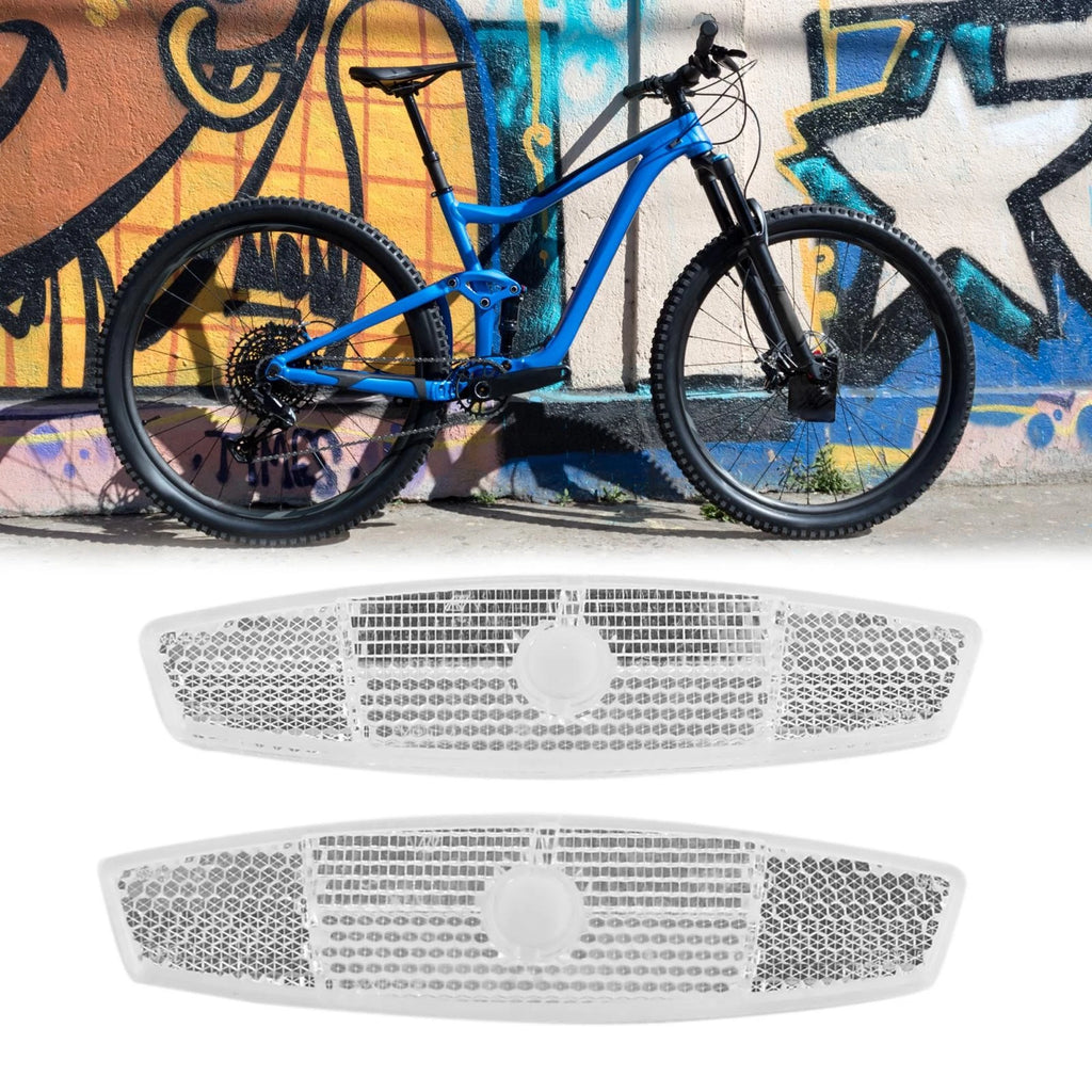 2PCS Reflective Warning Bicycle Reflector Clip-on Set for Bike (2010–2025)
