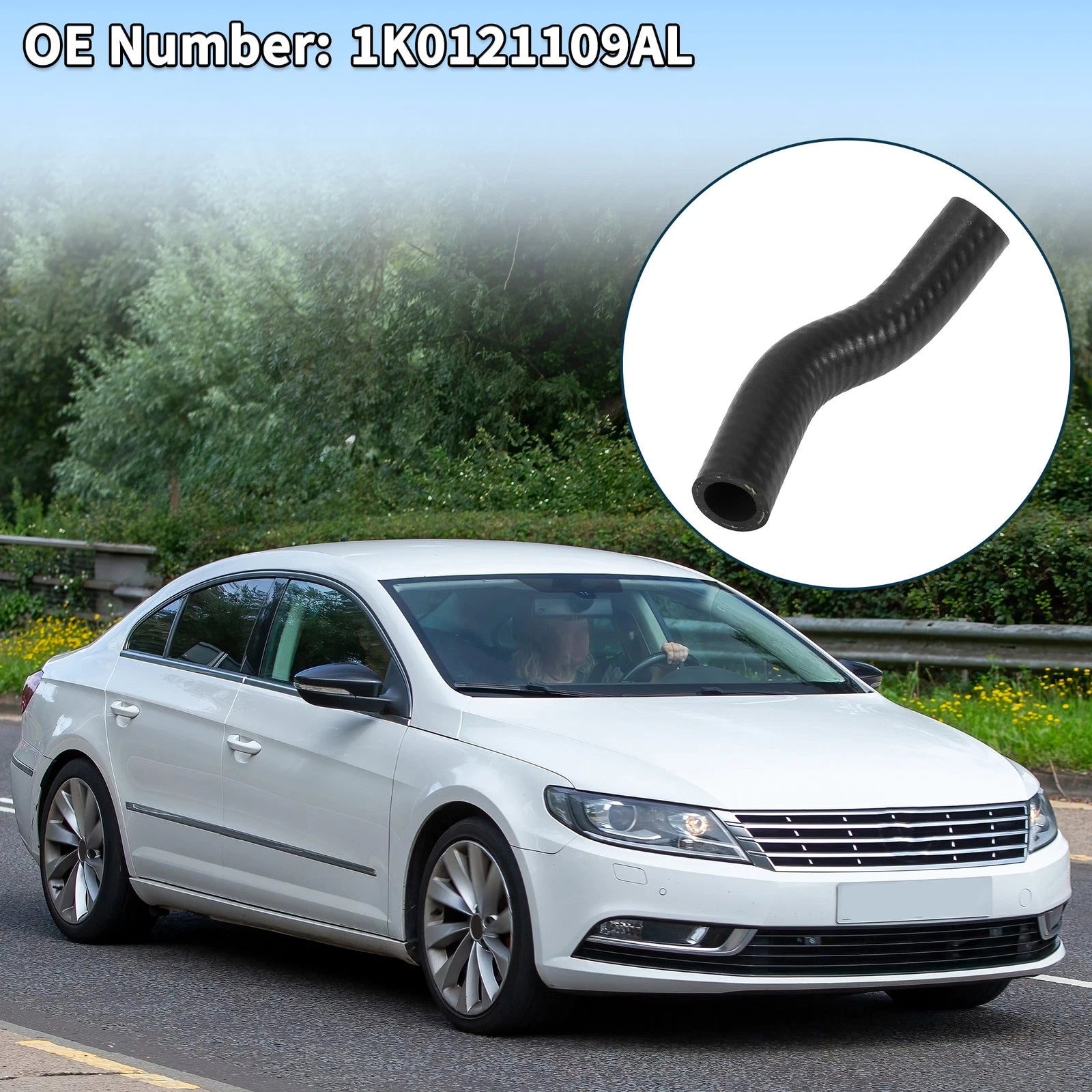 Radiator Hose Coolant Pipe Replacement for Volkswagen CC 2.0L (2009–2017)