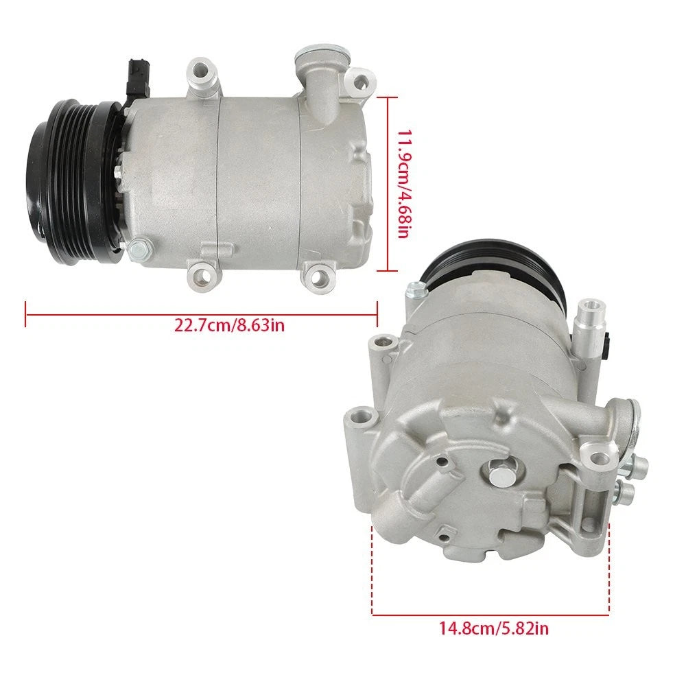 A/C Compressor with Clutch BV6Z19703B for Ford C-MAX, Focus (2004–2012)