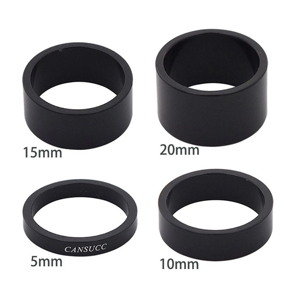 Set of 4 Bicycle Headset Spacers for MTB Bike Forks