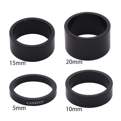 Set of 4 Bicycle Headset Spacers for MTB Bike Forks