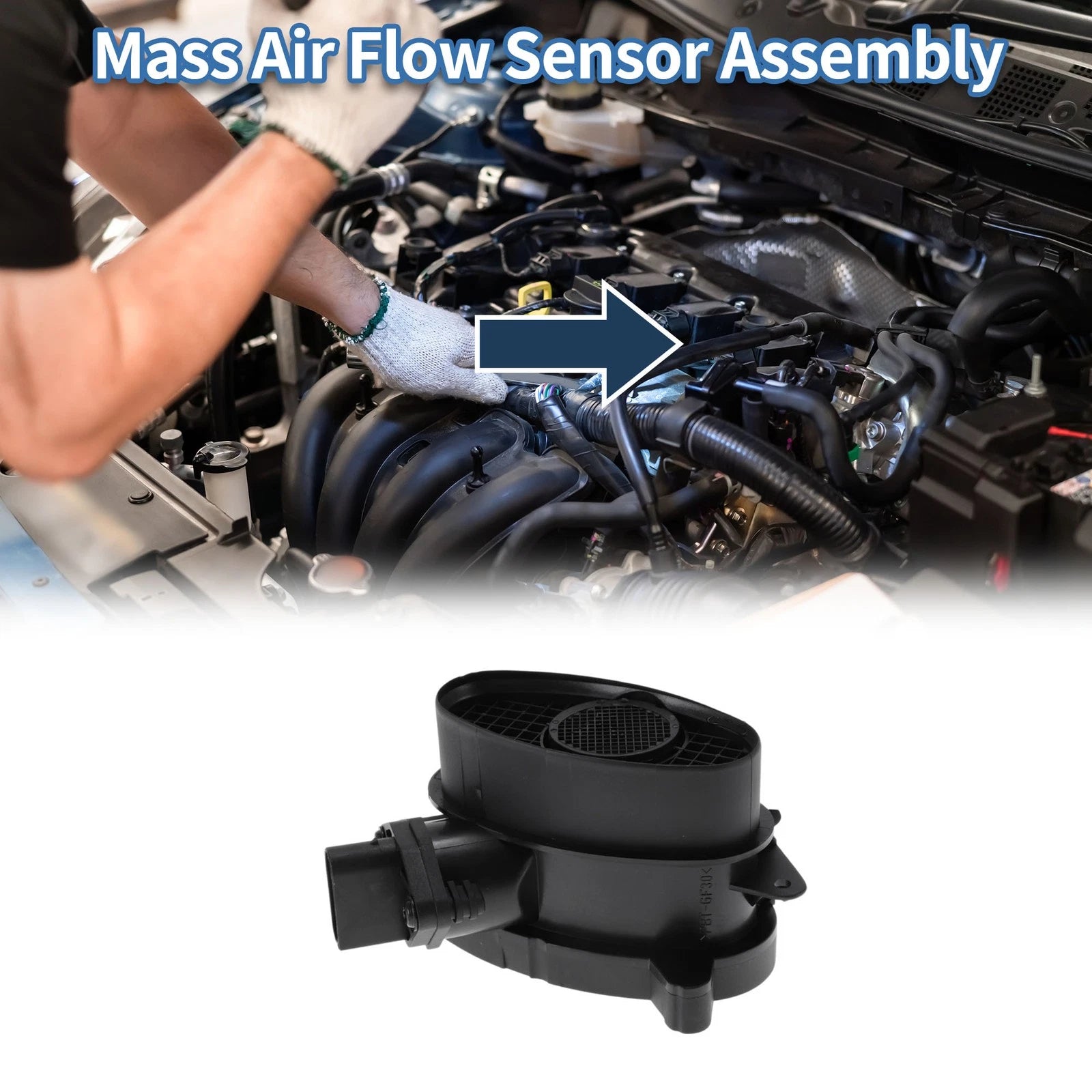 Mass Air Flow Sensor Assembly No. 13627787976 for BMW E38 (1994–2001)