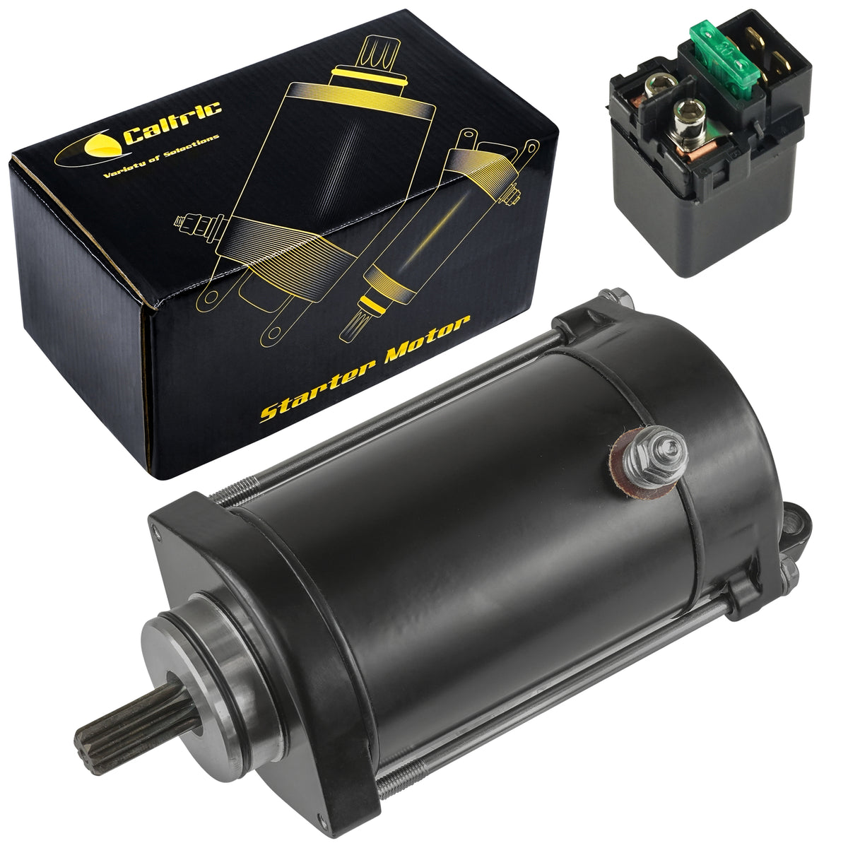 Starter and Relay Solenoid Replacement for Kawasaki Vulcan 1500 VN1500 (1996–2008)