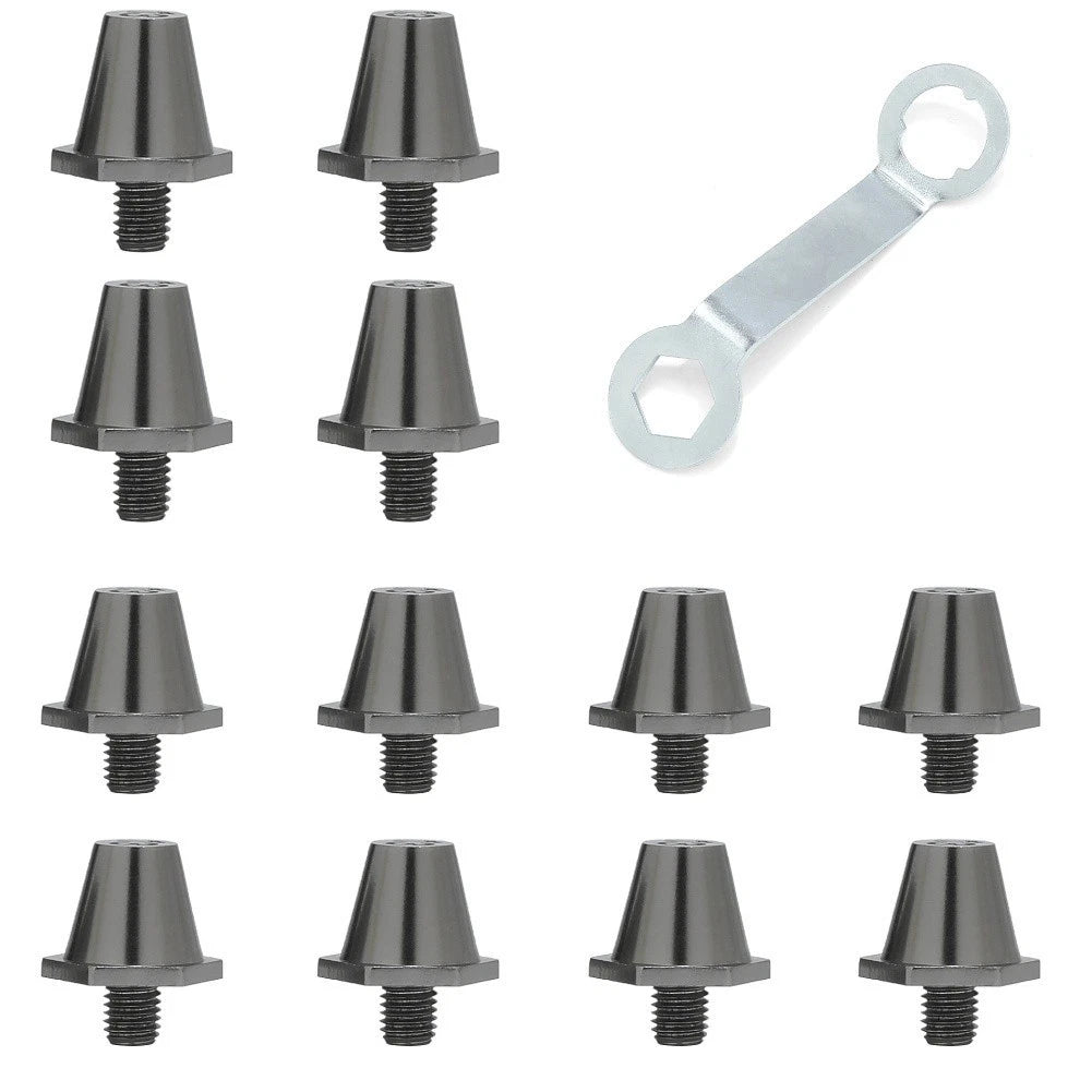 Set of 4 Rugby Boot Studs for Stable Traction (Lightweight)