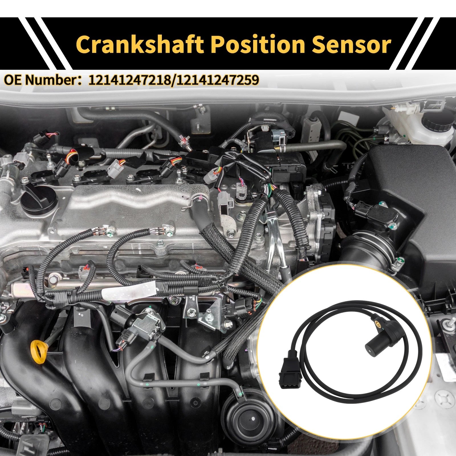 Crankshaft Position Sensor for BMW E36 316i 1993-1998 Replacement