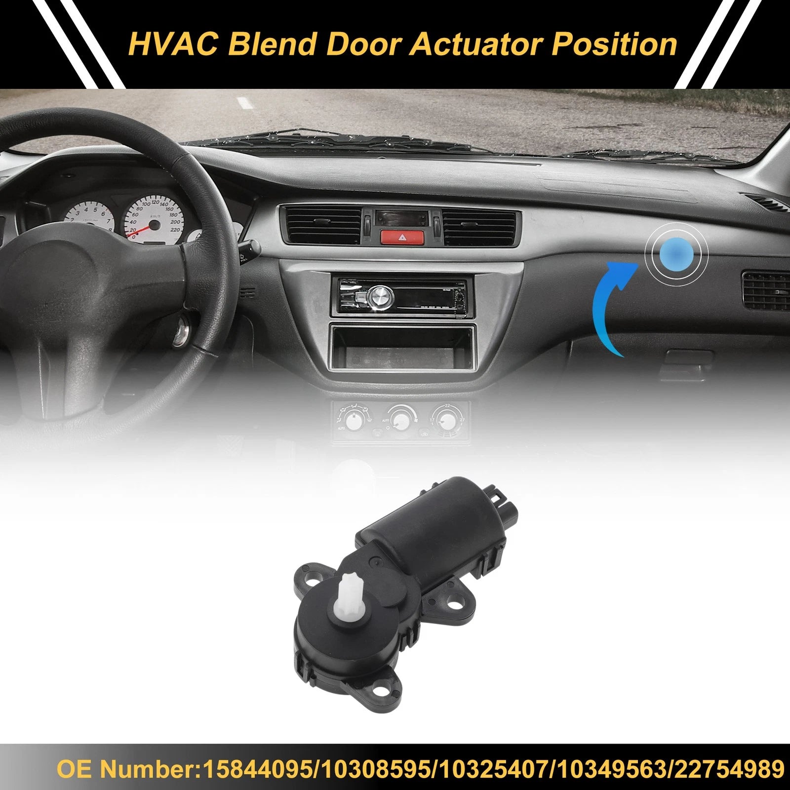 HVAC Heater Blend Door Actuator Replacement for Buick LaCrosse (2005–2009)
