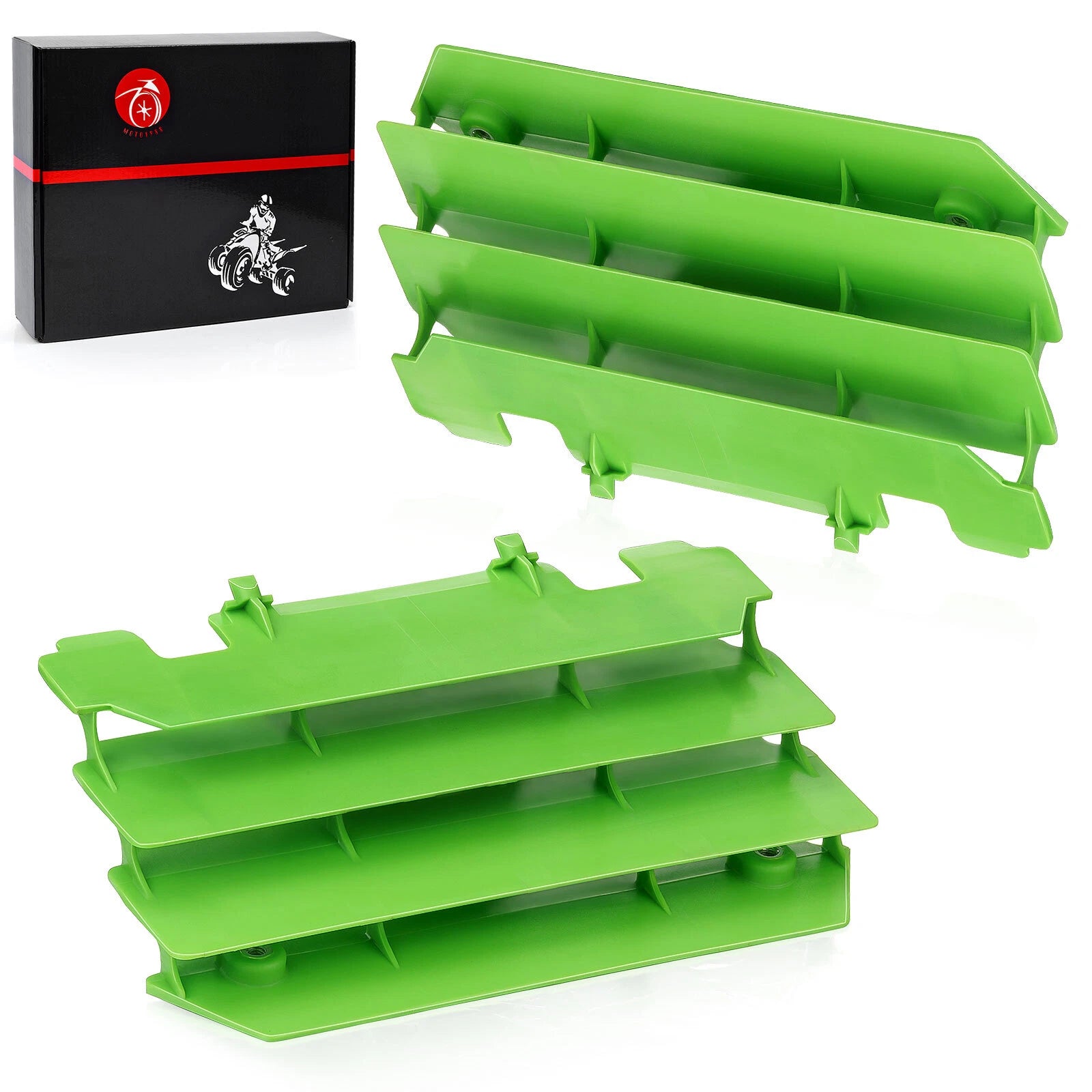 2pcs Radiator Guards for Kawasaki KX125 KX250 14037-1310-6W 14037-1179-6W