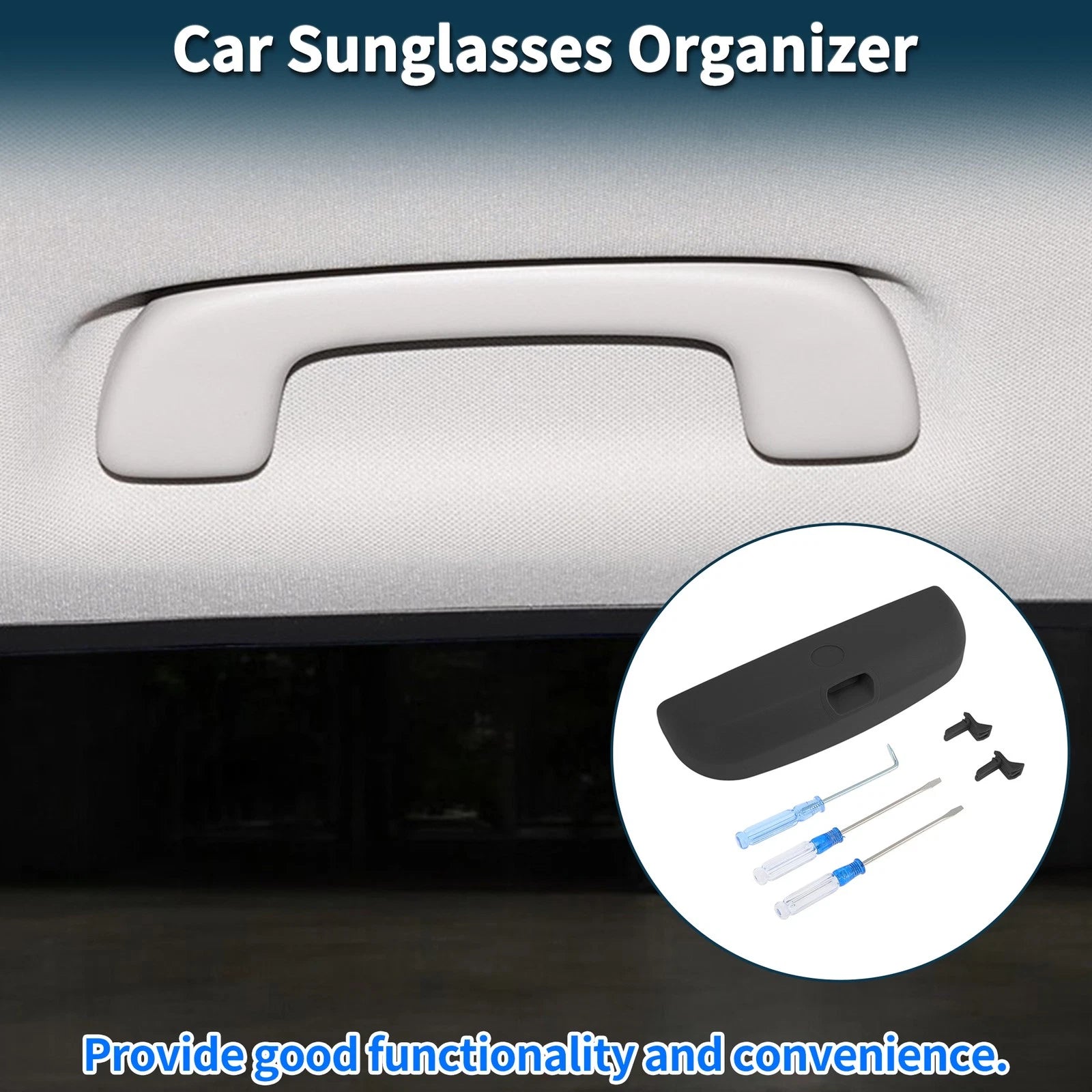 Car Sunglasses Case for BMW X1 Eyeglasses Holder Storage Box (2010–2024)