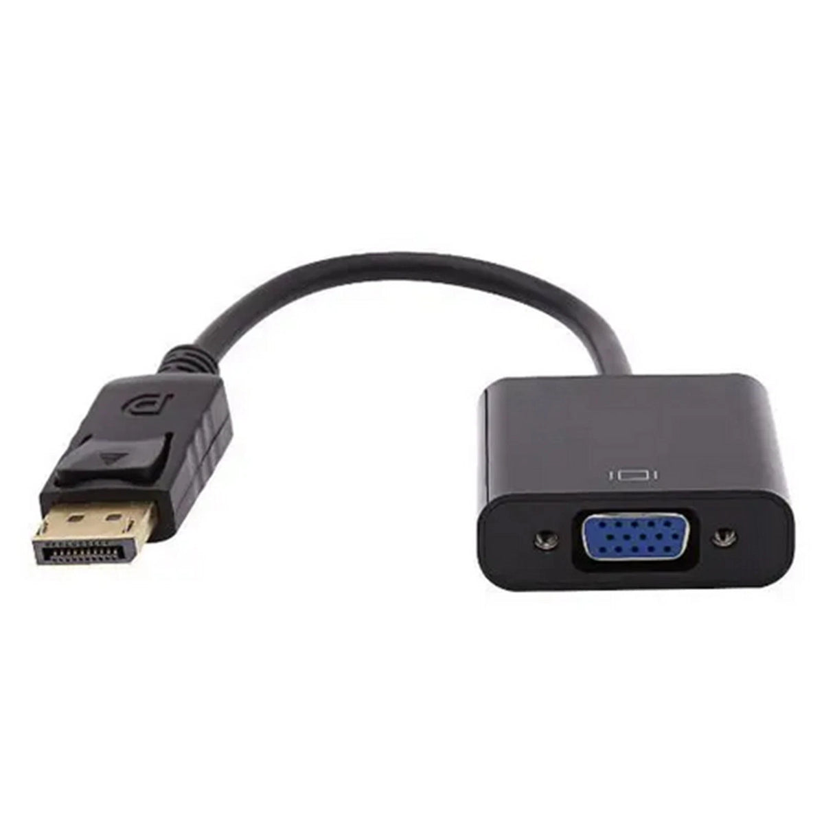 DP to VGA Converter Cable for TV Laptop Computer Projector (20cm)