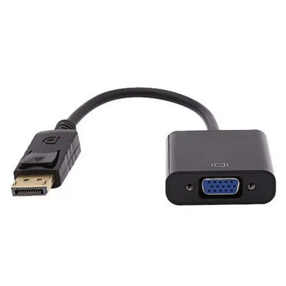 DP to VGA Converter Cable for TV Laptop Computer Projector (20cm)