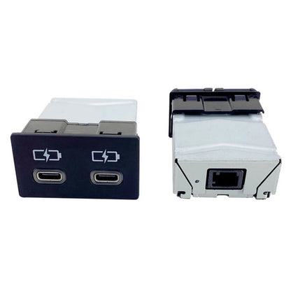 Dual Type-C Car Charger for Universal Compatibility (2010–2023)