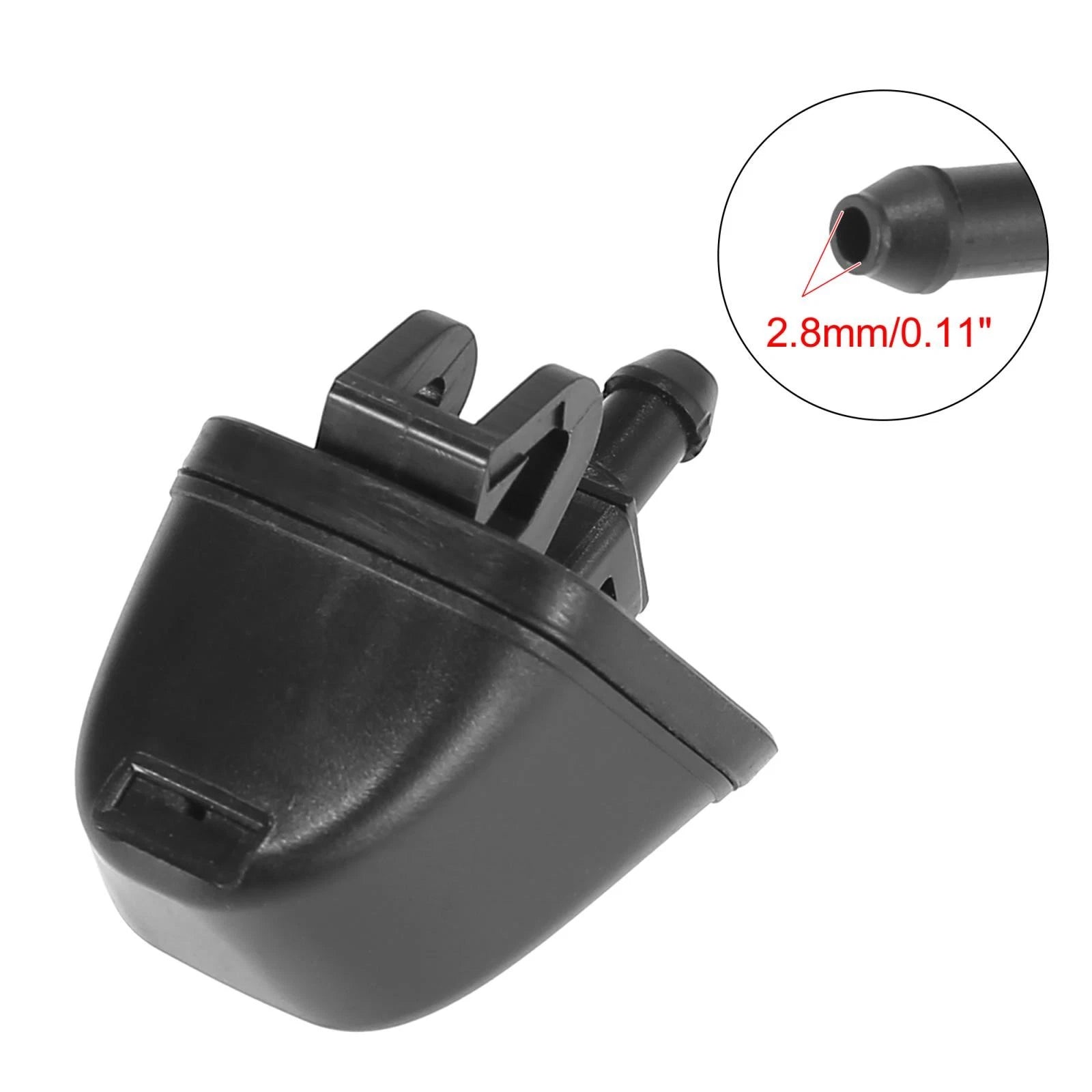 2pcs Windshield Washer Nozzles Spray Jet Left Right for BMW E90 E91 (2006–2011)