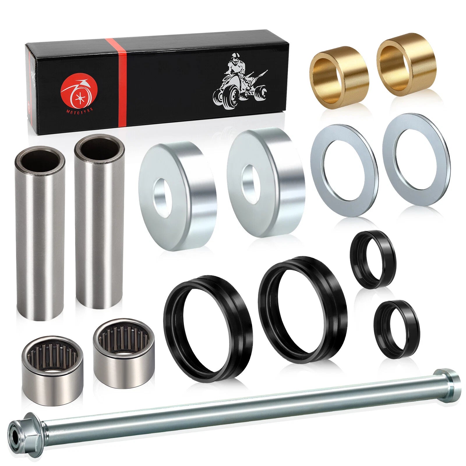 Rear Swing Arm Shaft Bearing Seal Bushing Kit for Yamaha Raptor 700 700R (2006–2024)