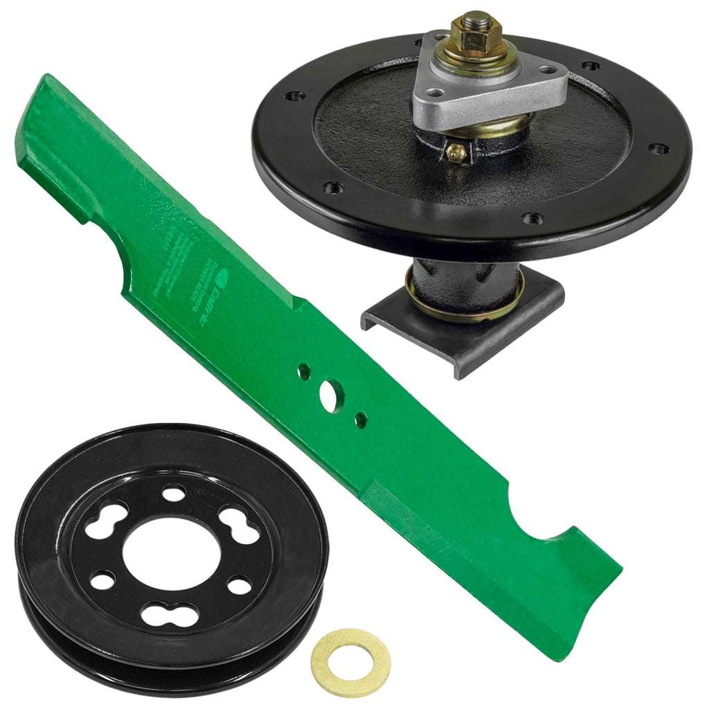 Deck Spindle Pulley and Blade Replacement for Toro Z400 Z449 (48 in) (2017–2024)