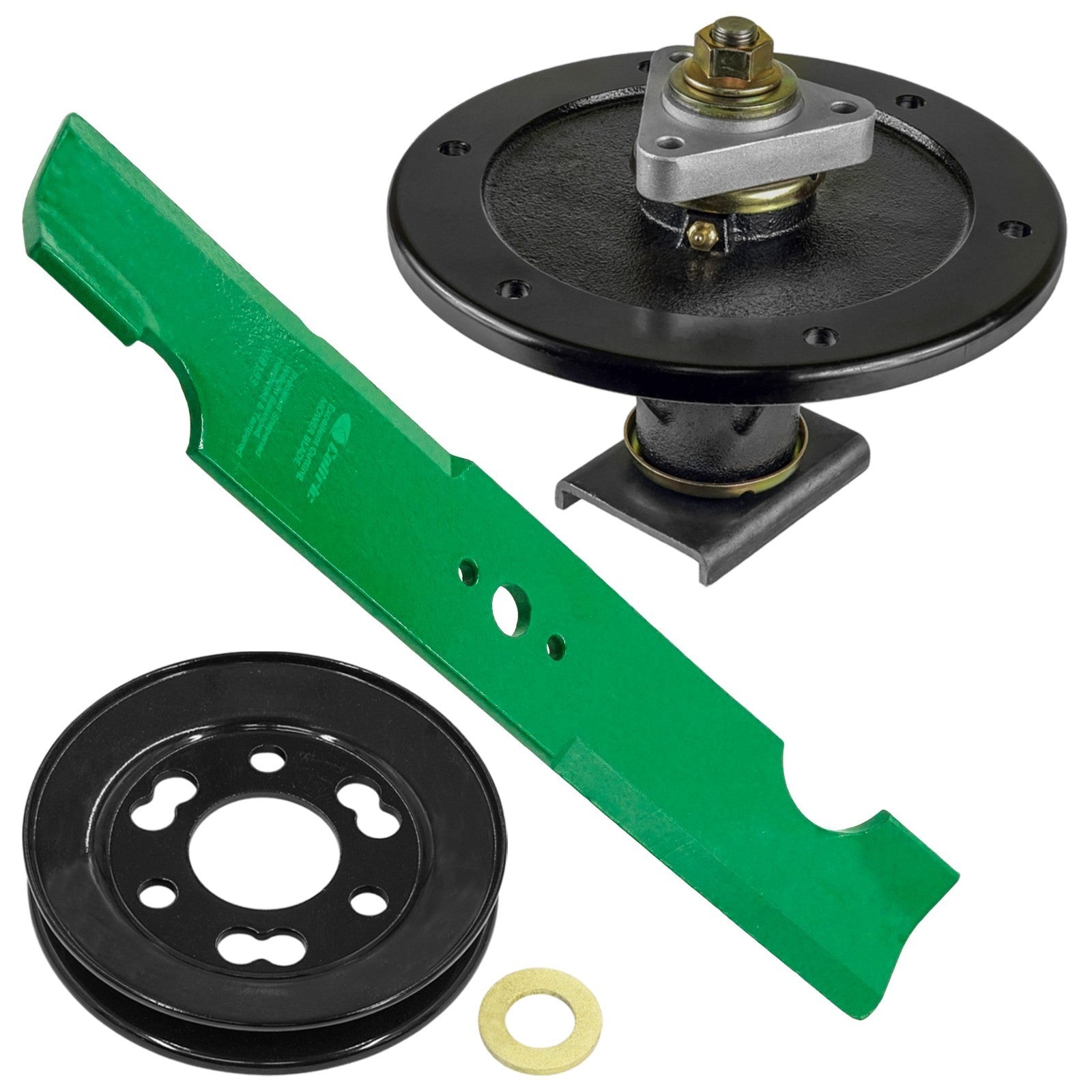 Deck Spindle Pulley and Blade Replacement for Toro Z400 Z449 (48 in) (2017–2024)