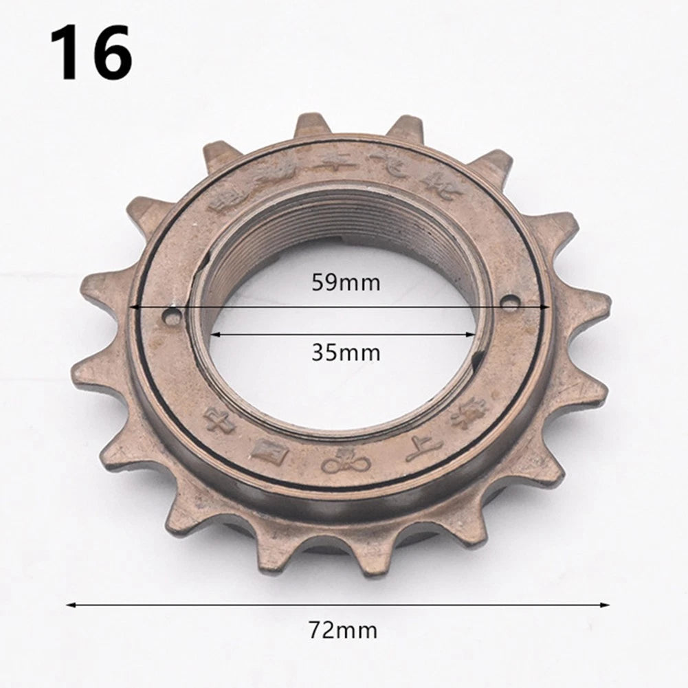 Brown Steel Freewheel for Race Bikes