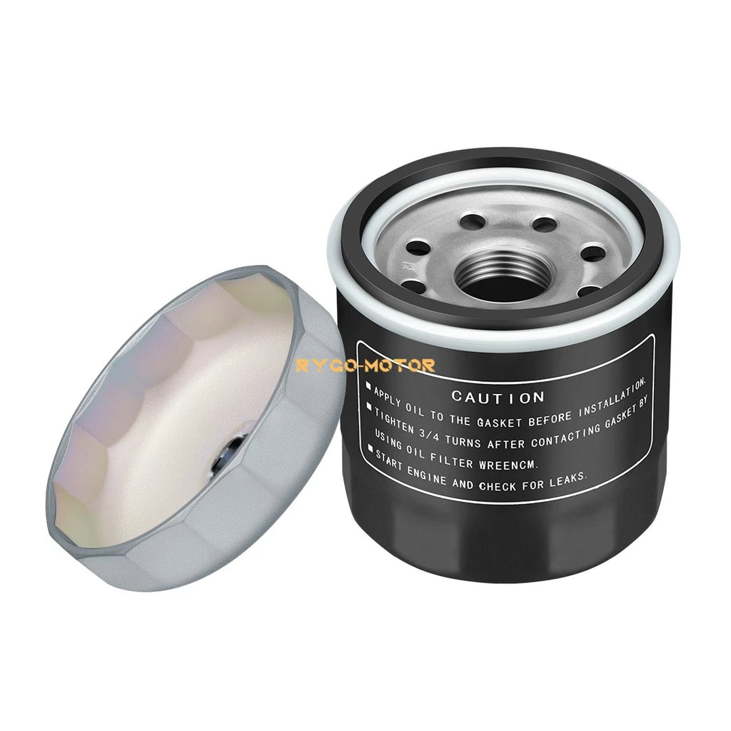 Oil Filter & Wrench Tool for Kawasaki (49065-7010, 49065-2071, 49065-2062, 49065-2057)