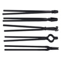 5 Piece Carbon Steel Tongs Set for Blacksmithing Tools