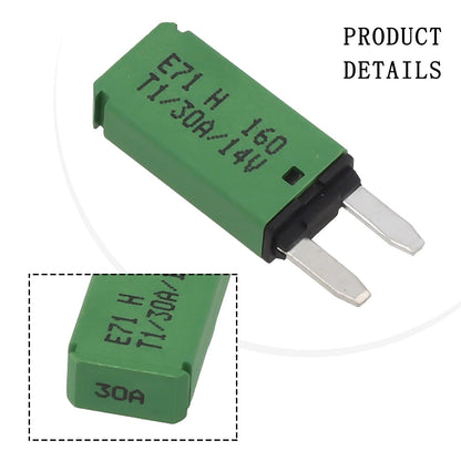 30A Mini Circuit Breaker Blade Fuse for Vehicles (1 Piece)