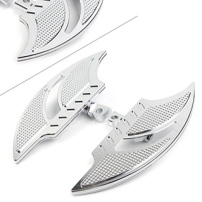 Chrome Male Mount FootPeg Passenger Floorboard for Harley Dyna FXD FLST
