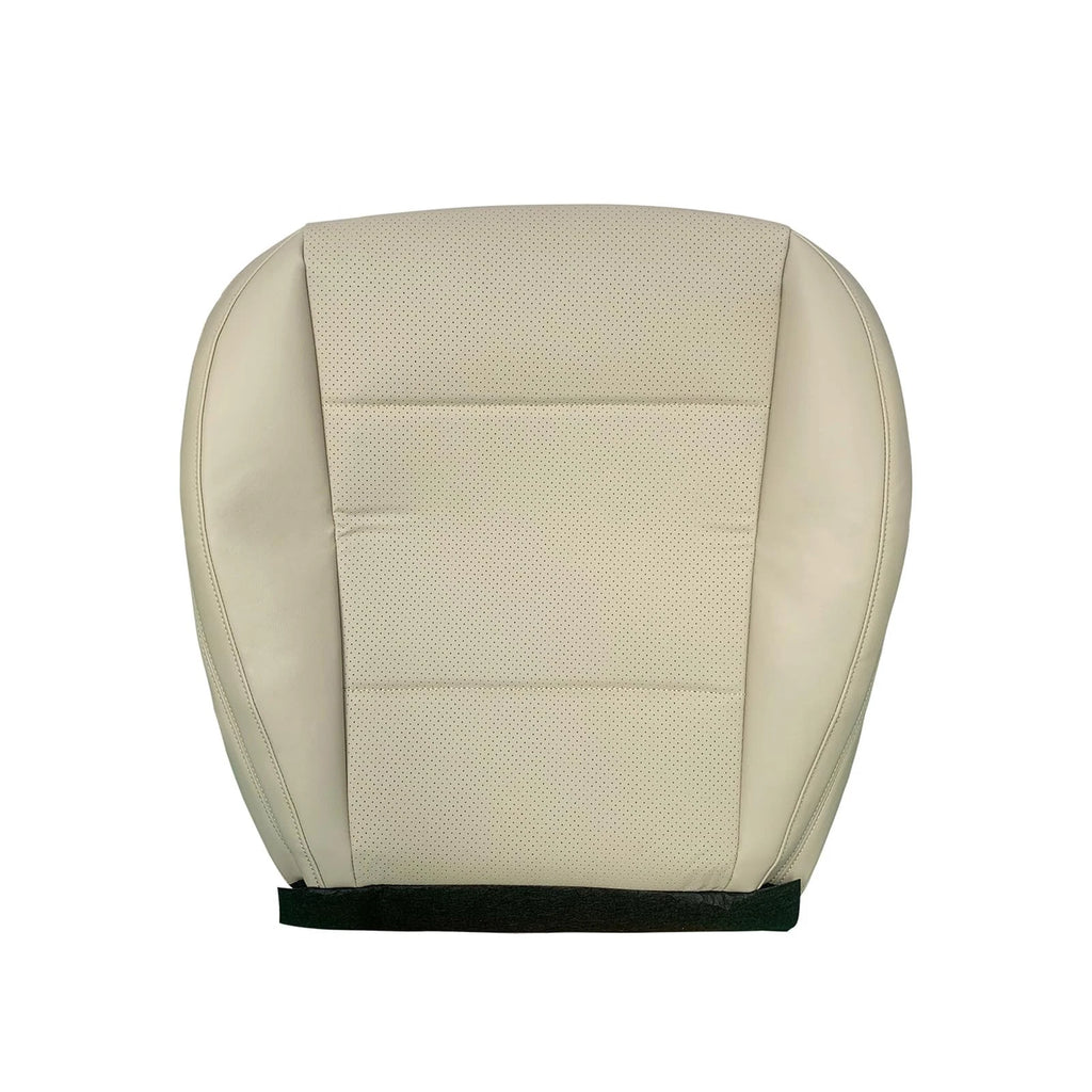 Driver Bottom Perforated Leather Seat Cover Tan for Subaru Outback (2015–2017)