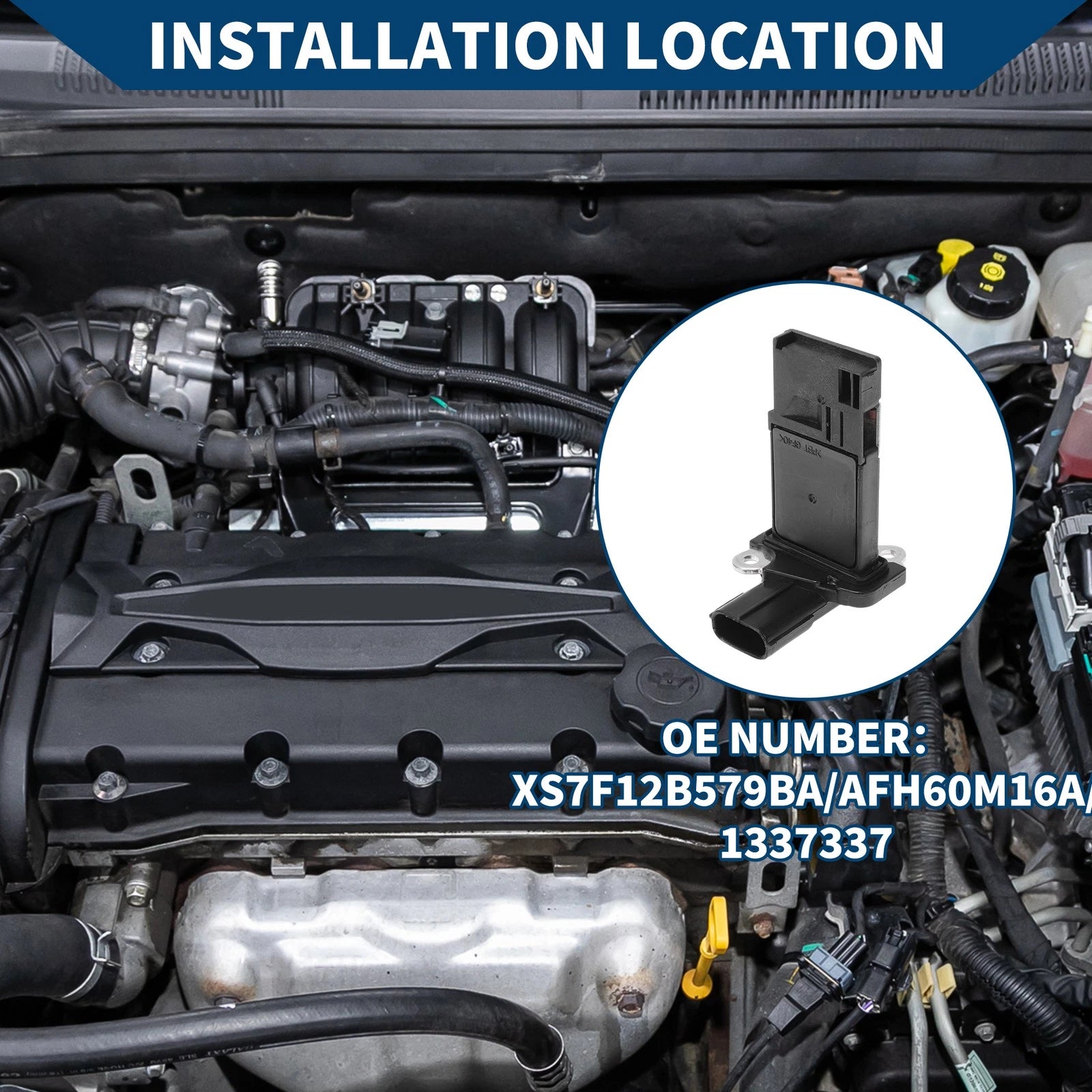 Mass Air Flow Sensor No. 176601030A for Volvo V70 (2007)