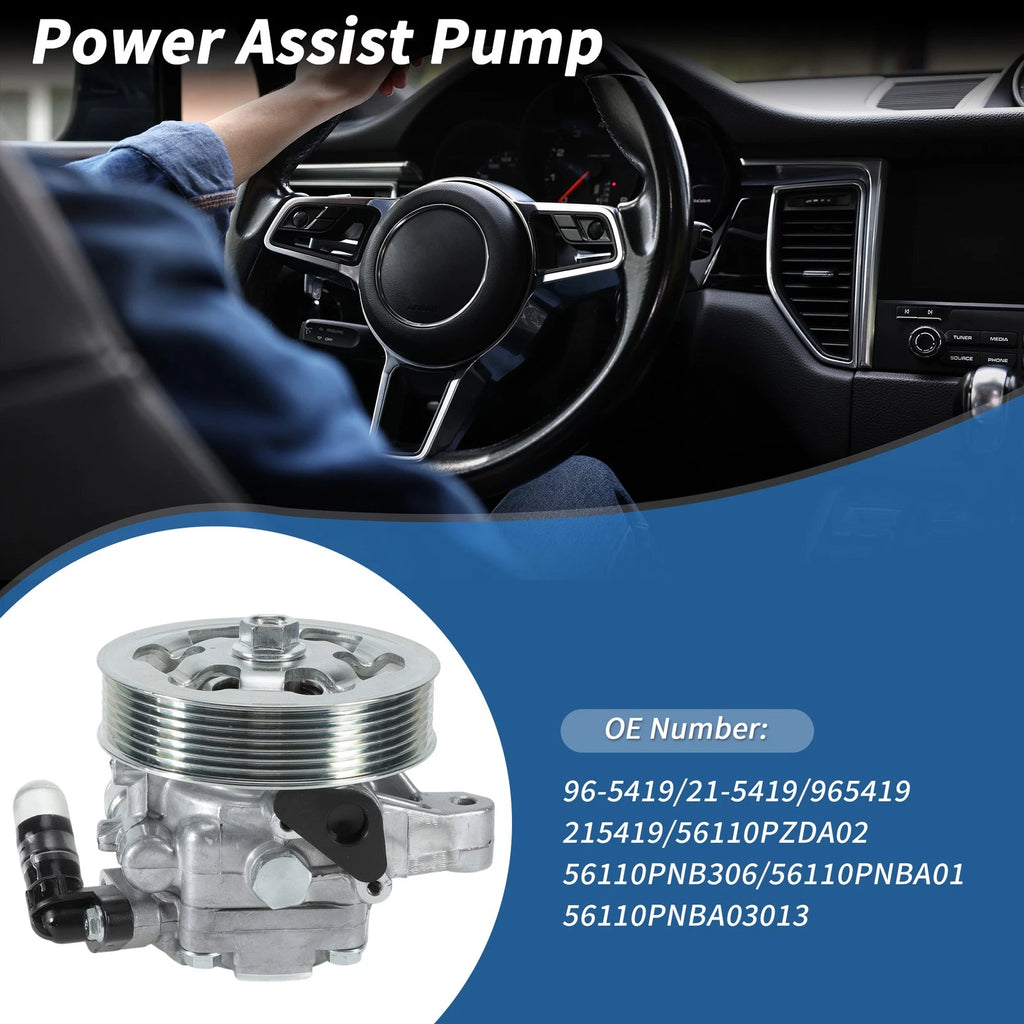 Power Steering Pump with Pulley Replacement for Honda Accord (2006–2007)