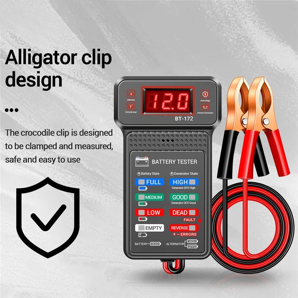 RT01 Relay Tester for 12V 24V DC Systems + BT172 Voltmeter Ammeter