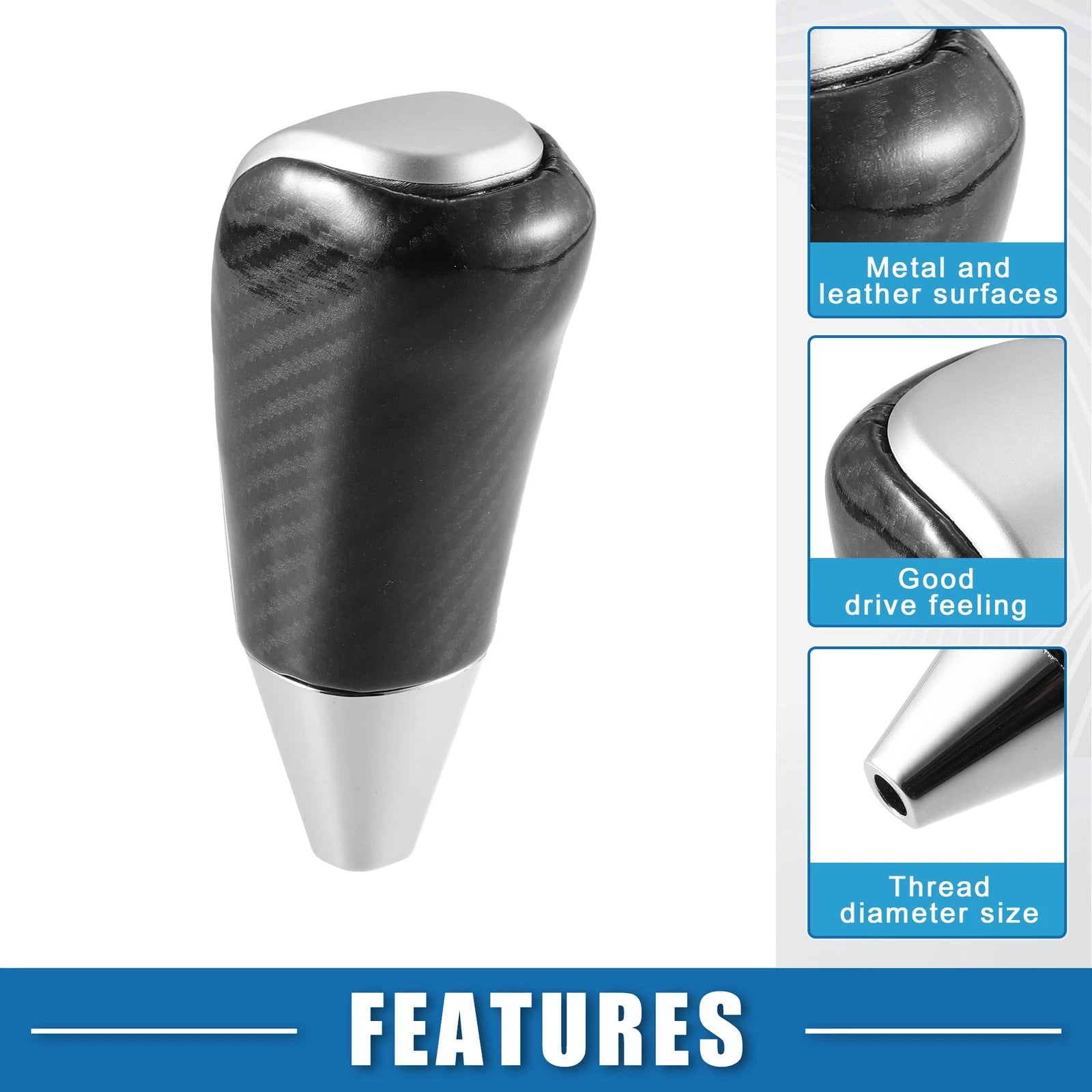 Gear Shift Knob Stick Shifter Replacement for Toyota Land Cruiser (2016–2021)