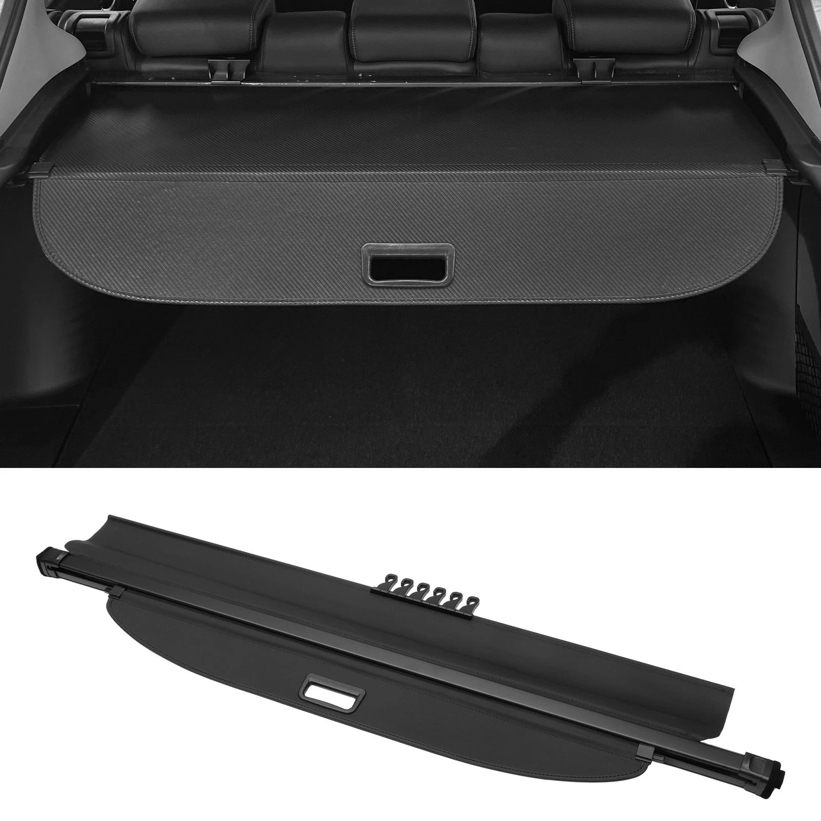 Retractable Cargo Cover for Volvo XC90 (2003–2014) Gloss Black