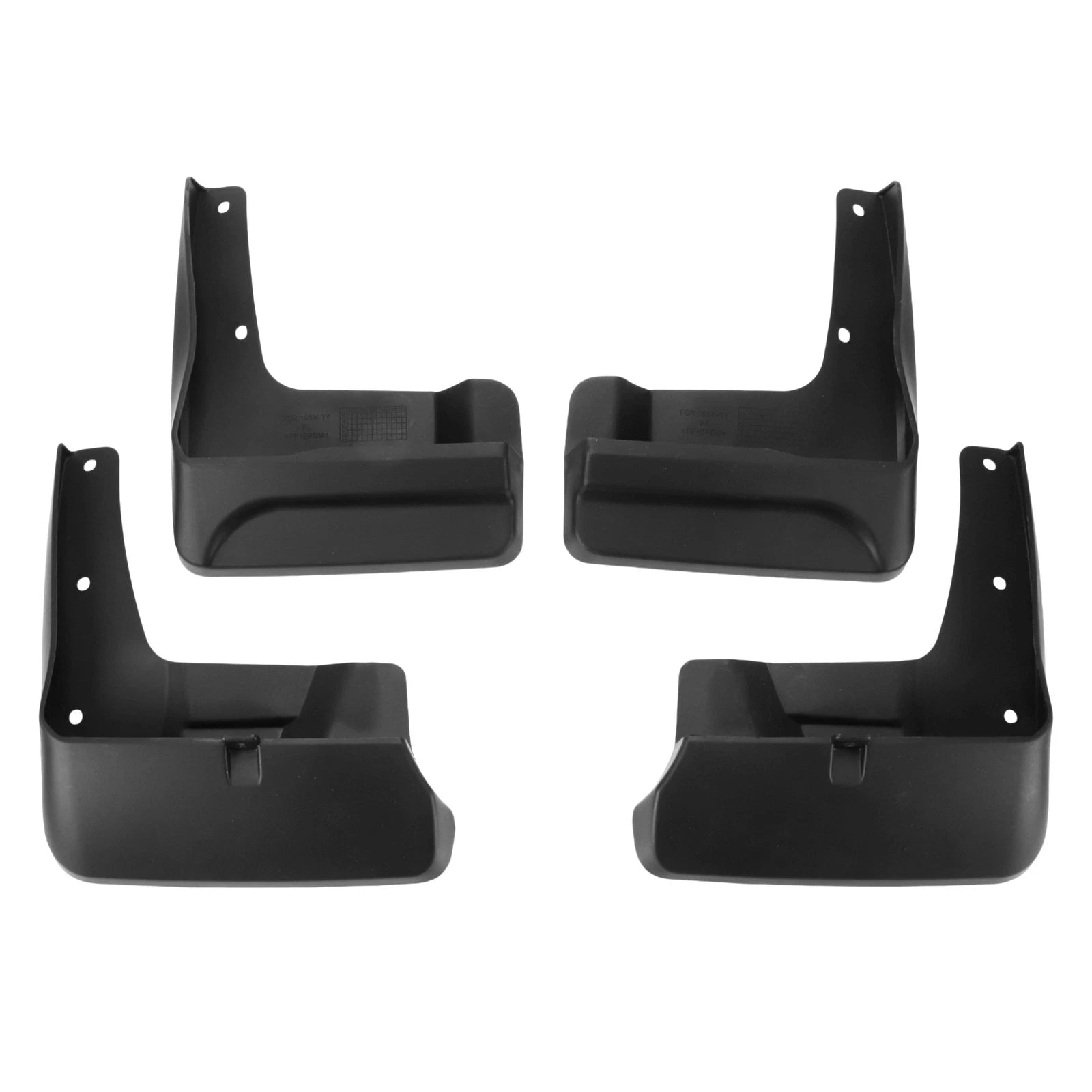 Mud Flaps Splash Guards 1 Set Replacement for Toyota Sienna SE (2016–2019)