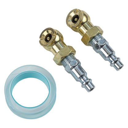 Portable Tire Inflator Valve for Quick Connect Inflation Tasks